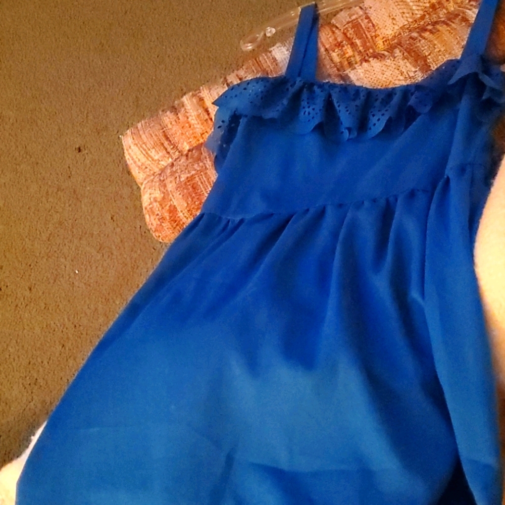 Blue sundress